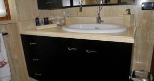 Mobile bagno in legno classico wenghe design esclusivo